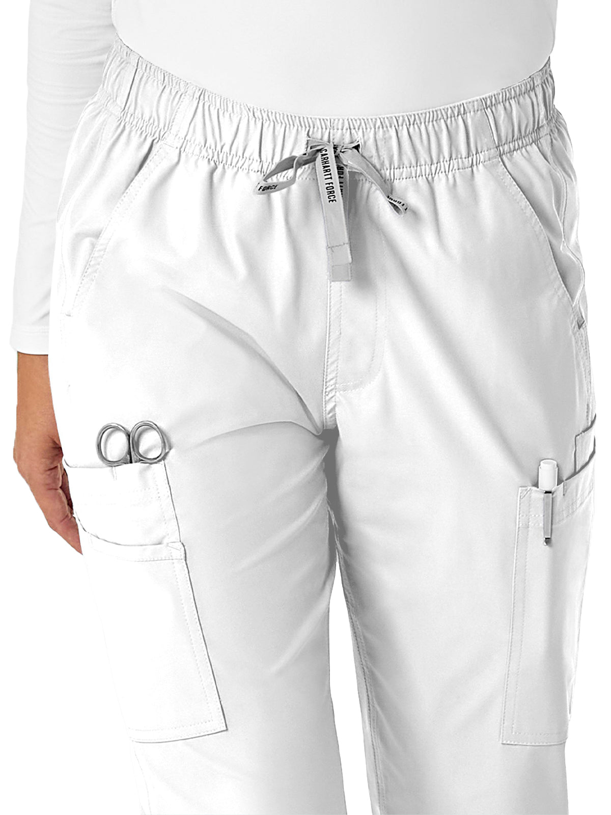 Women's Nine-Pocket Modern Fit Straight Leg Pant - C51213 - White