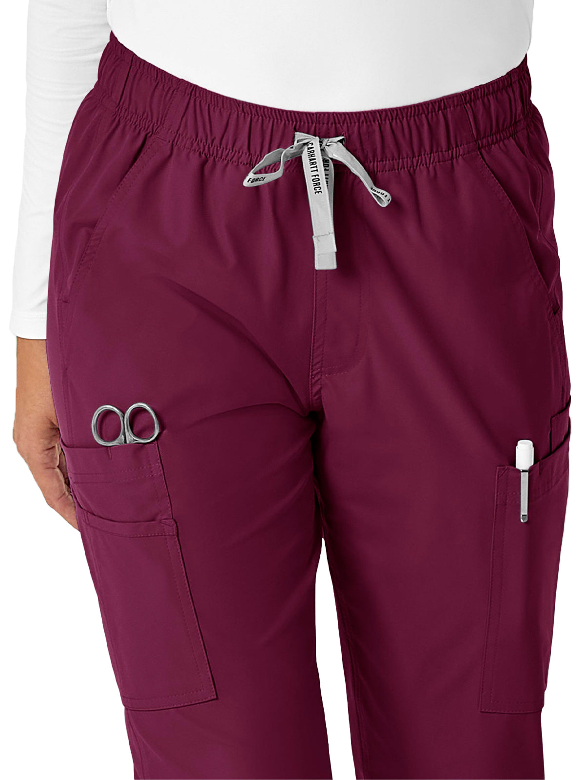 Women's Nine-Pocket Modern Fit Straight Leg Pant - C51213 - Wine