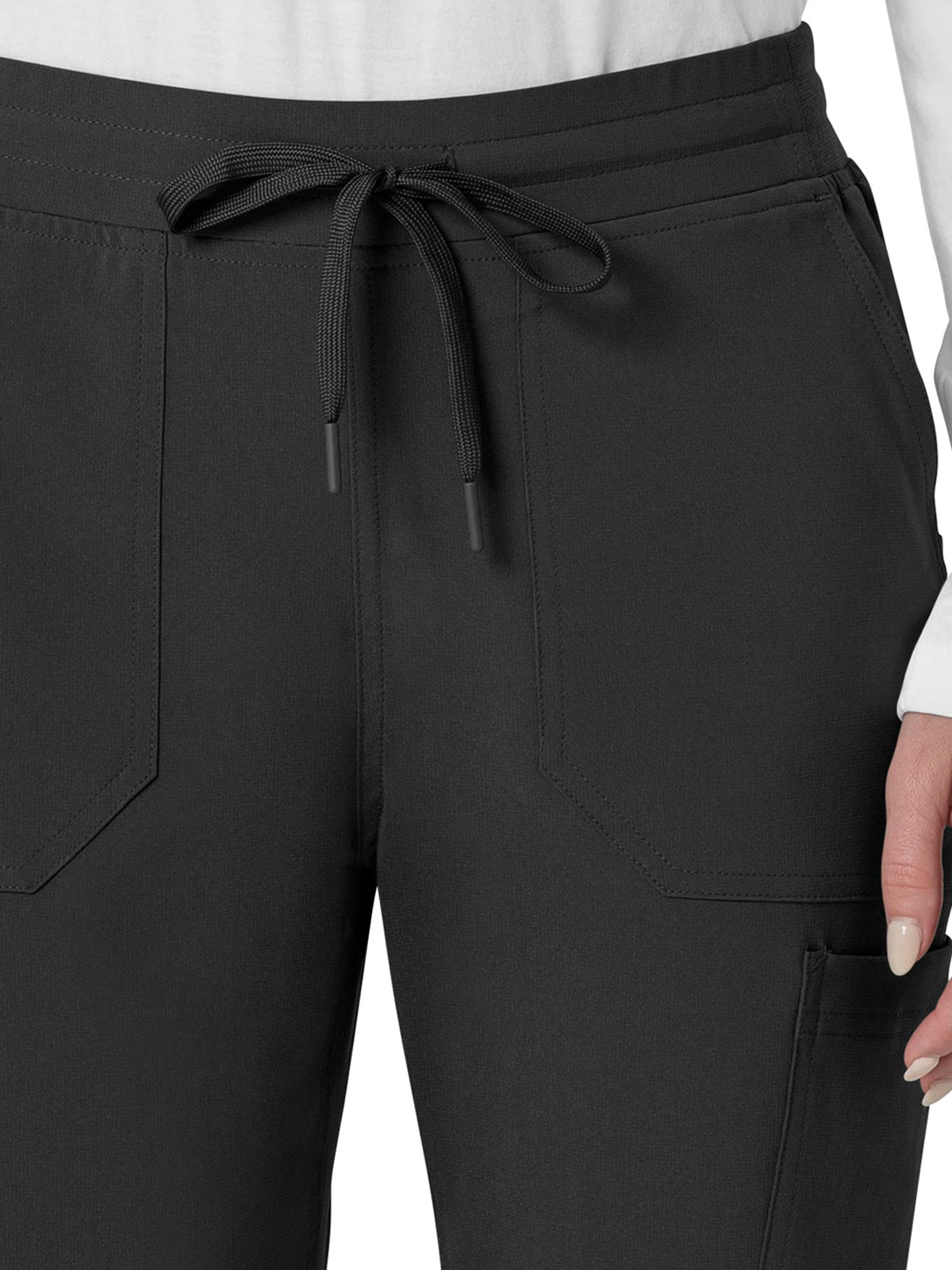 Women's Eight-Pocket Cargo Pant - C53110 - Black