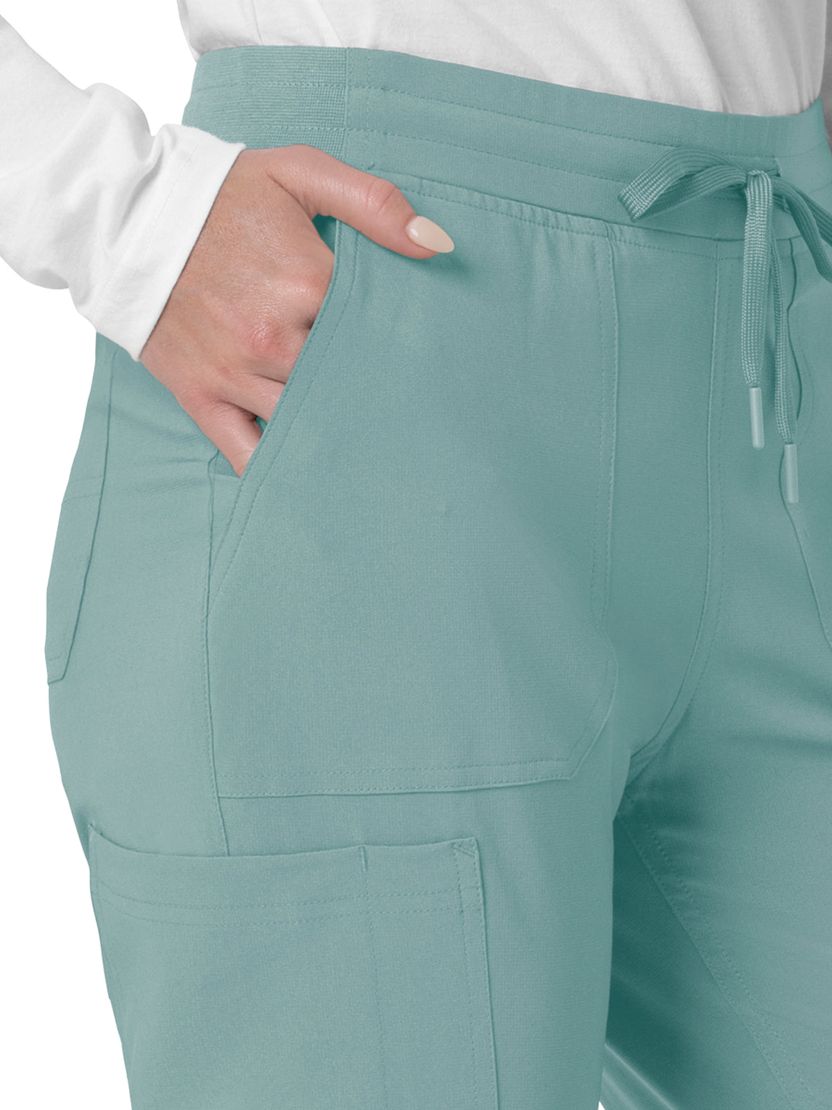Women's Eight-Pocket Cargo Pant - C53110 - Summer Blue