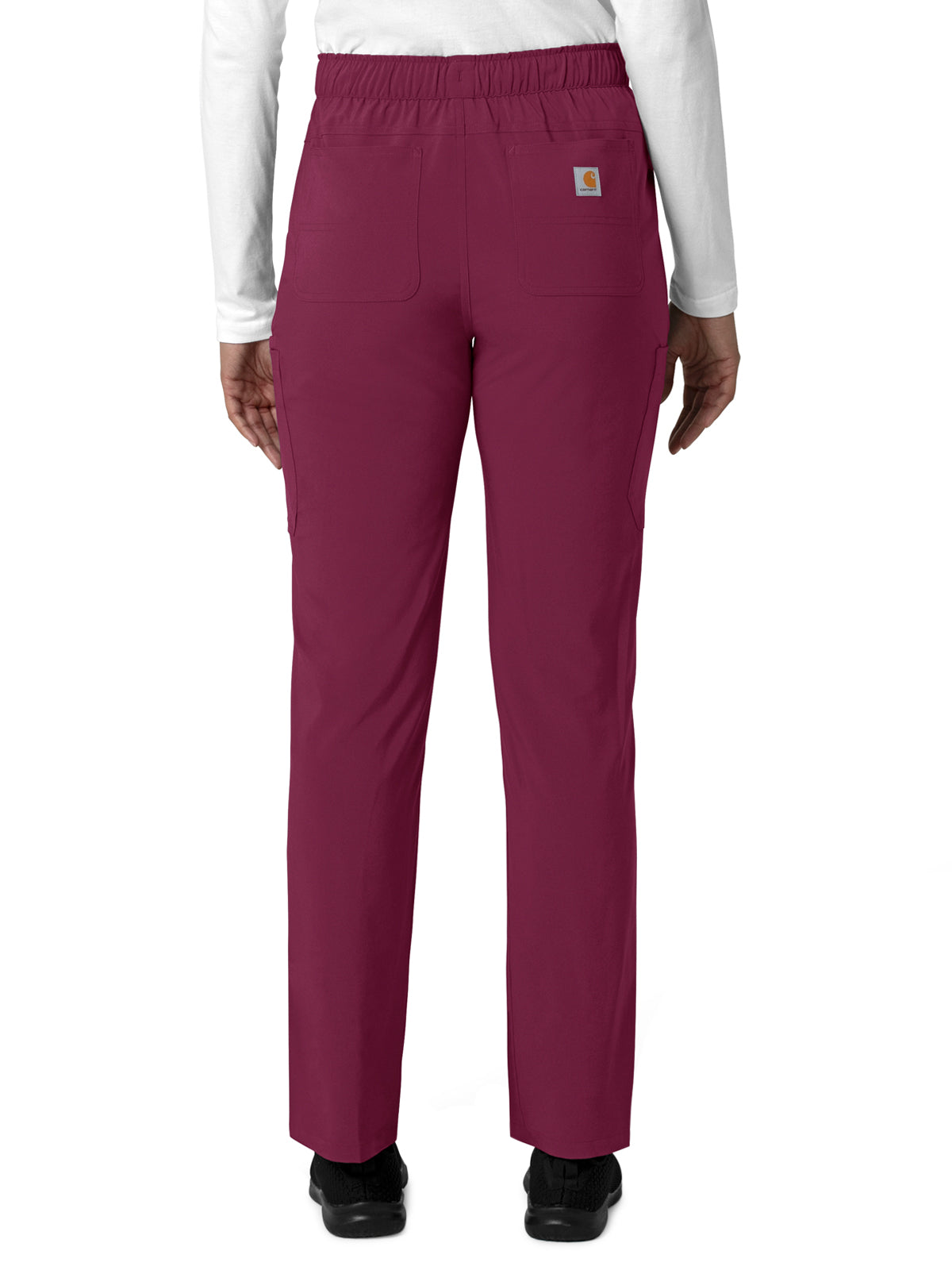 Women's Seven-Pocket Straight Leg Pant - C53210 - Wine