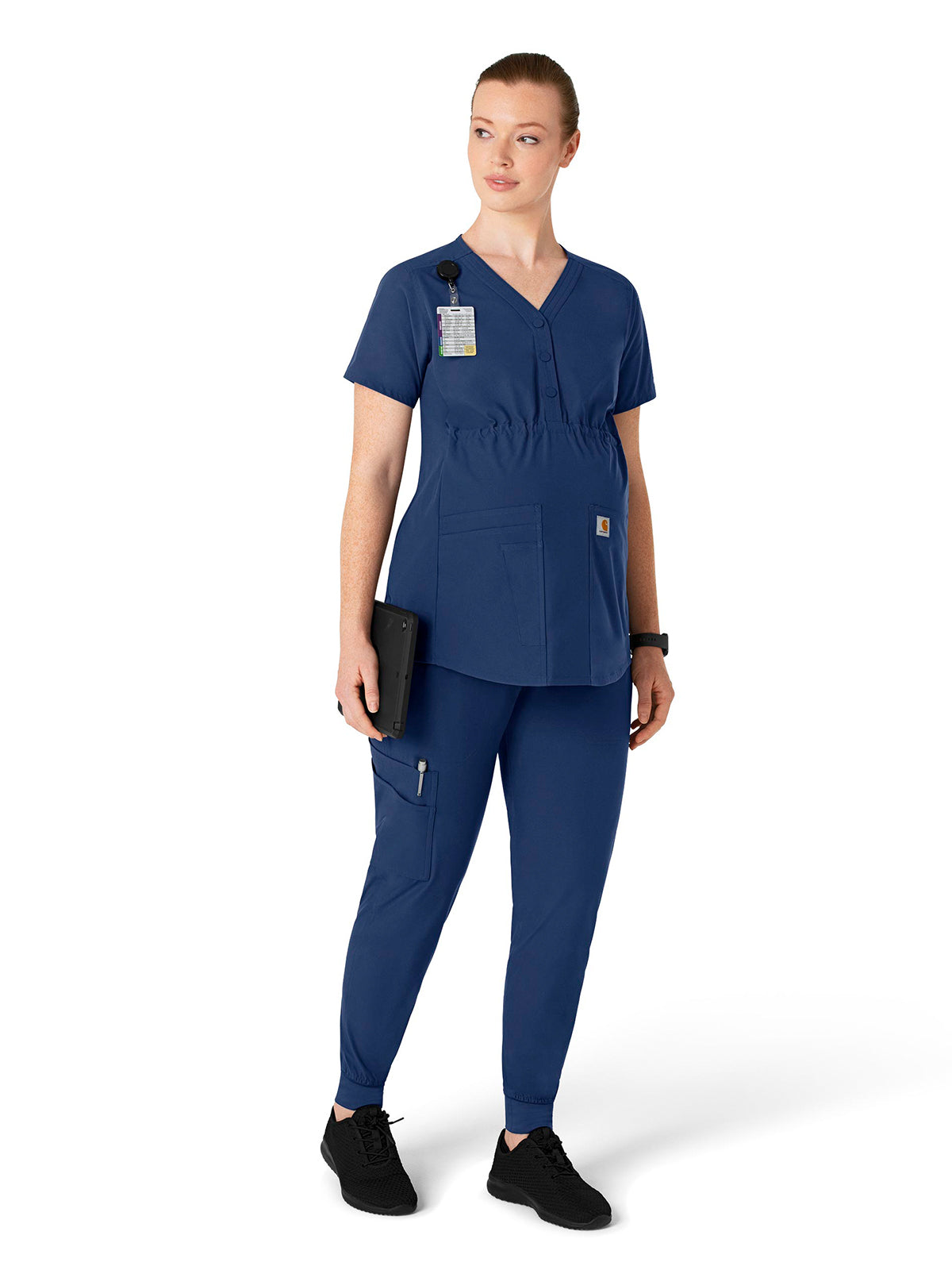 Women's Seven-Pocket Maternity Jogger Pant - C54113 - Navy