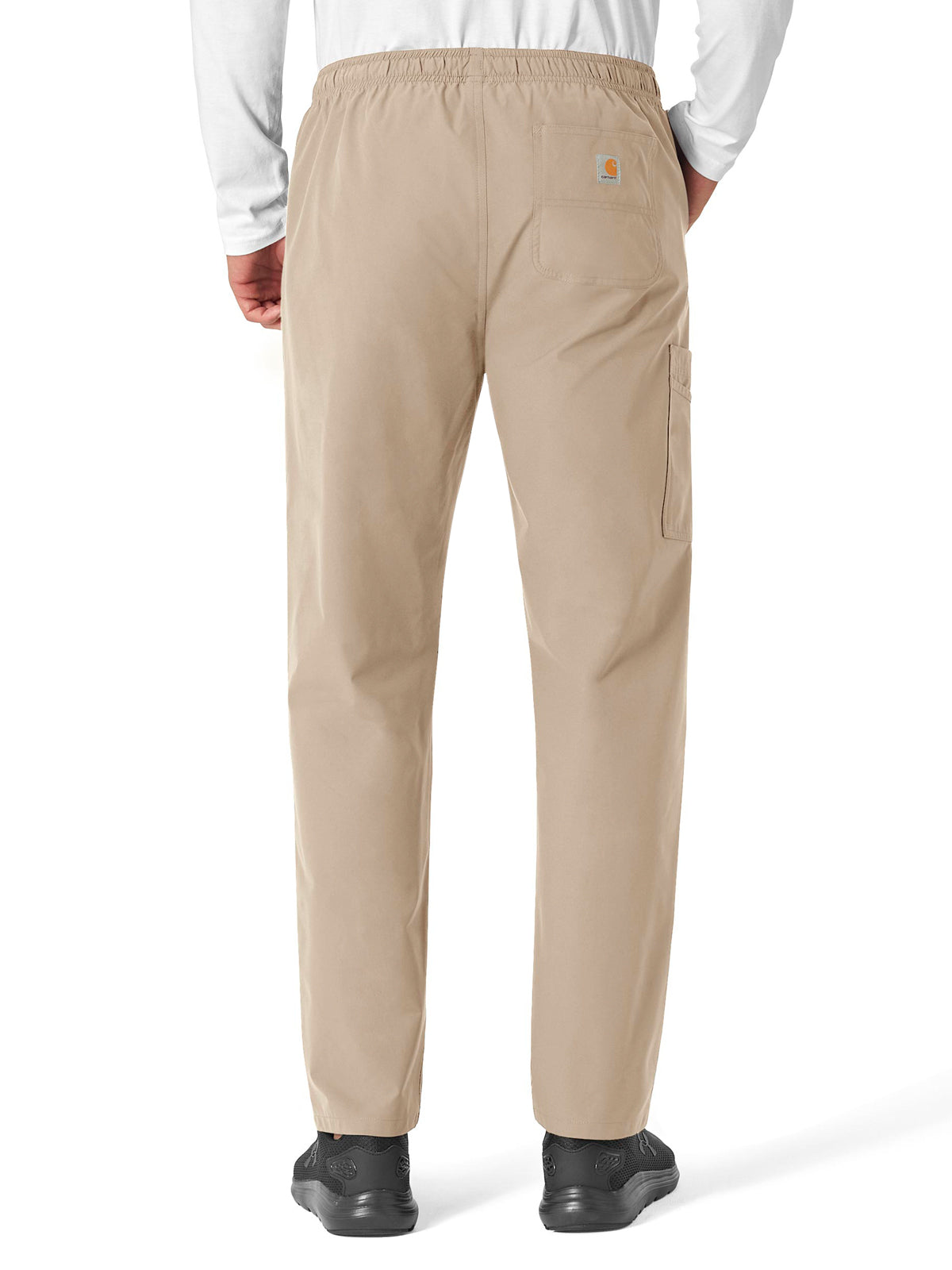 Unisex Six-Pocket Elastic Waist Pant - C55013 - Khaki