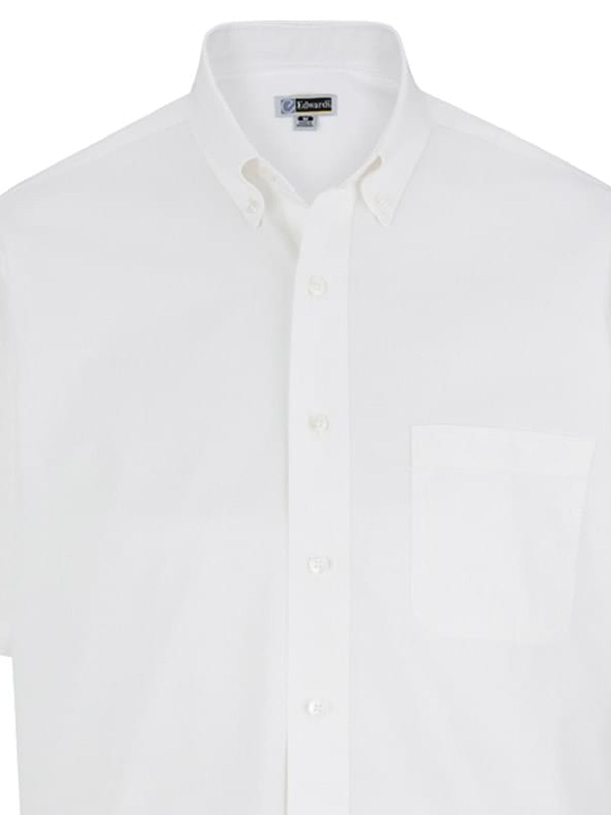 Men's Lightweight Short Sleeve Poplin Shirt - 1245 - White
