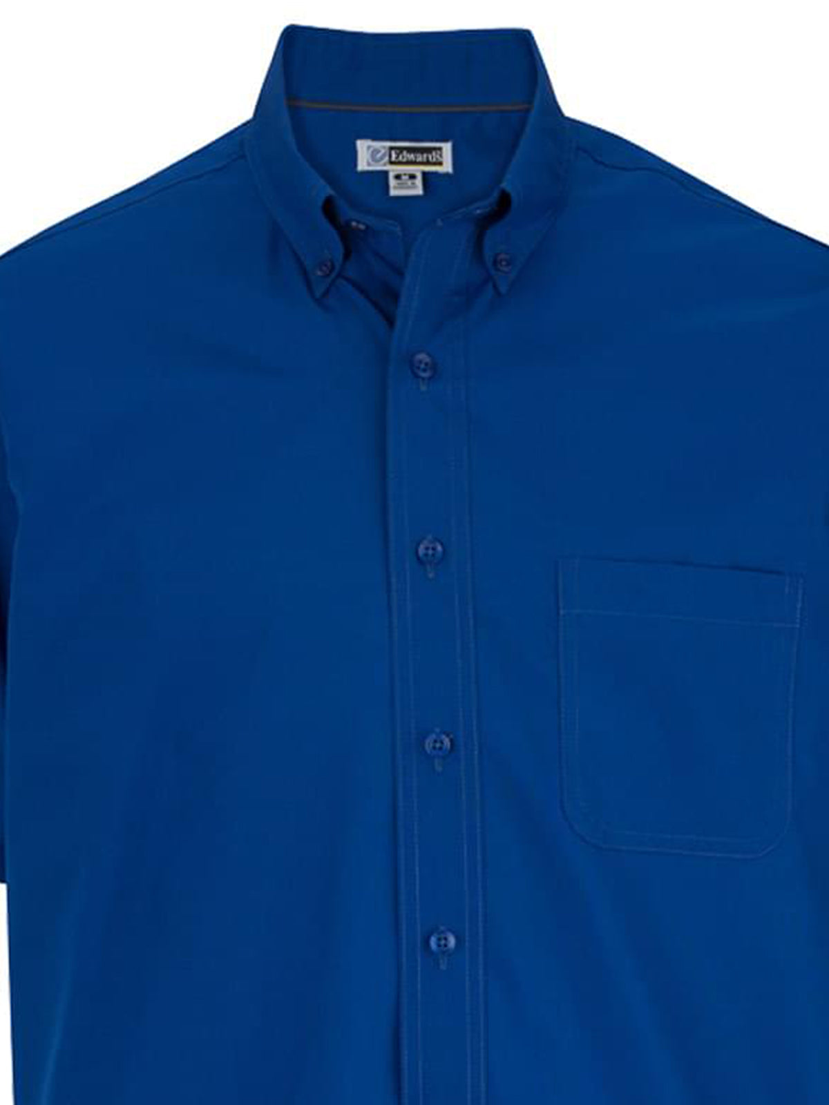 Men's Lightweight Short Sleeve Poplin Shirt - 1245 - Royal