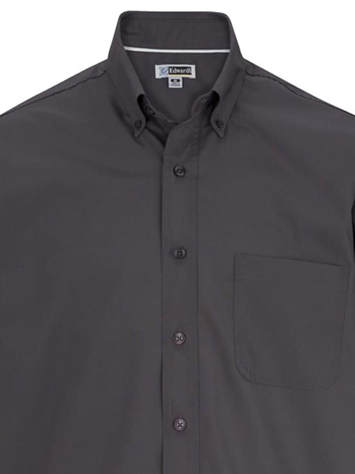 Men's Lightweight Short Sleeve Poplin Shirt - 1245 - Steel Grey