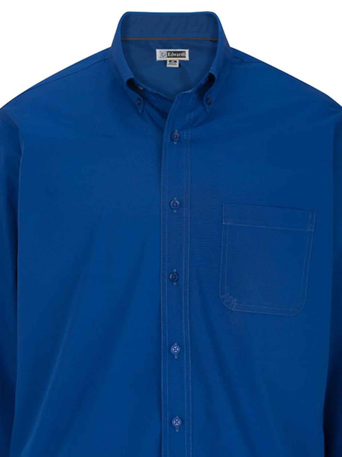 Men's Lightweight Long Sleeve Poplin Shirt - 1295 - Royal