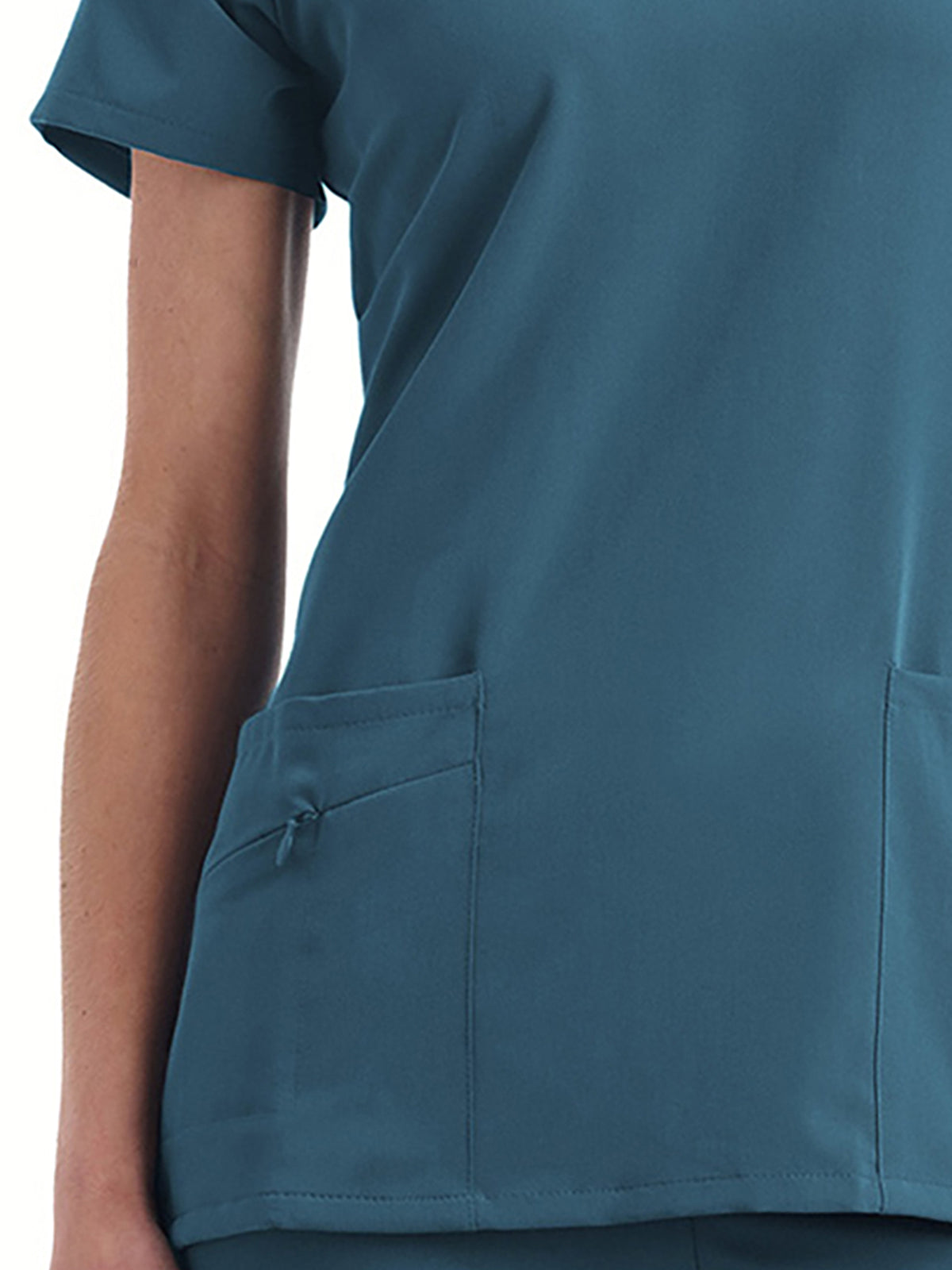 Women's 2-Pocket Top - 2206 - Caribbean Blue