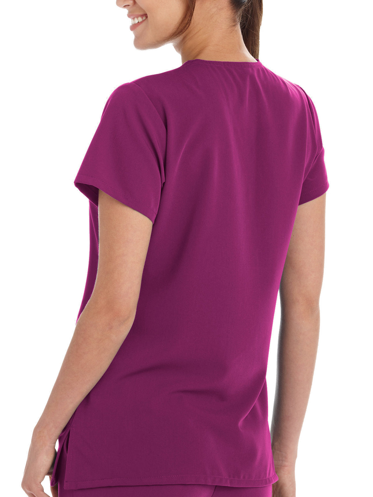 Women's 2-Pocket Top - 2206 - Plumberry/Wine