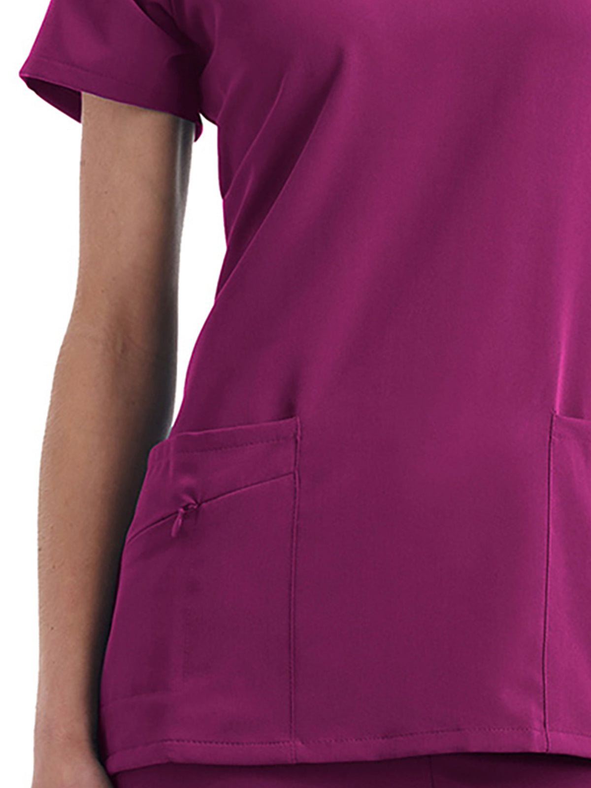 Women's 2-Pocket Top - 2206 - Plumberry/Wine