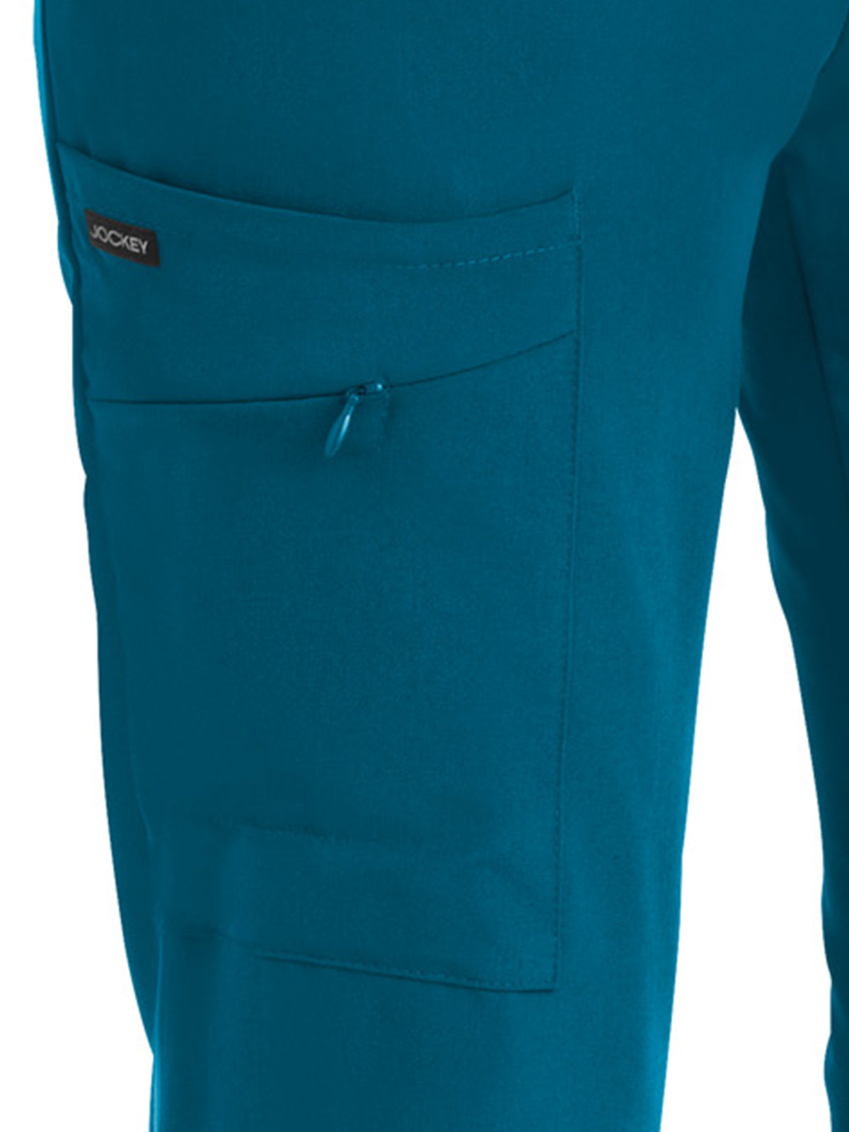 Women's 2-Pocket Elastic Waist Pant - 2249 - Caribbean Blue