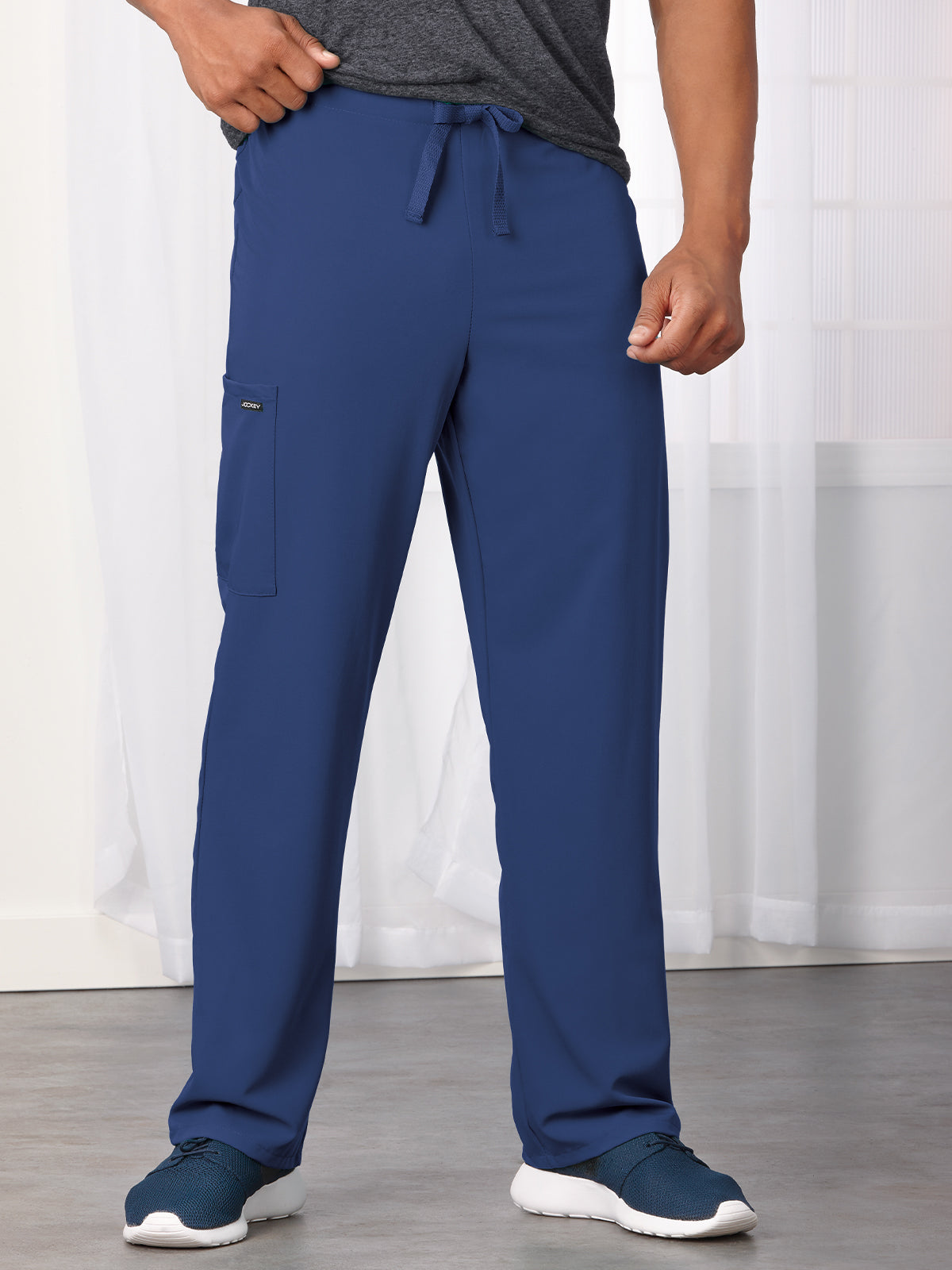 Unisex 2-Pocket Drawstring Pant - 2338 - New Navy