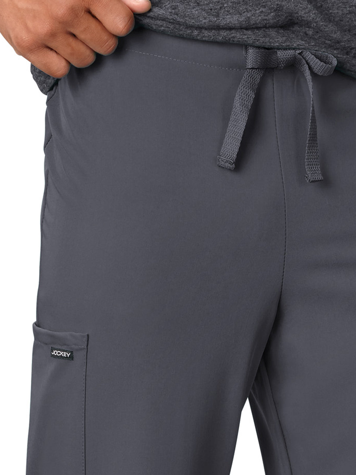Unisex 2-Pocket Drawstring Pant - 2338 - Charcoal