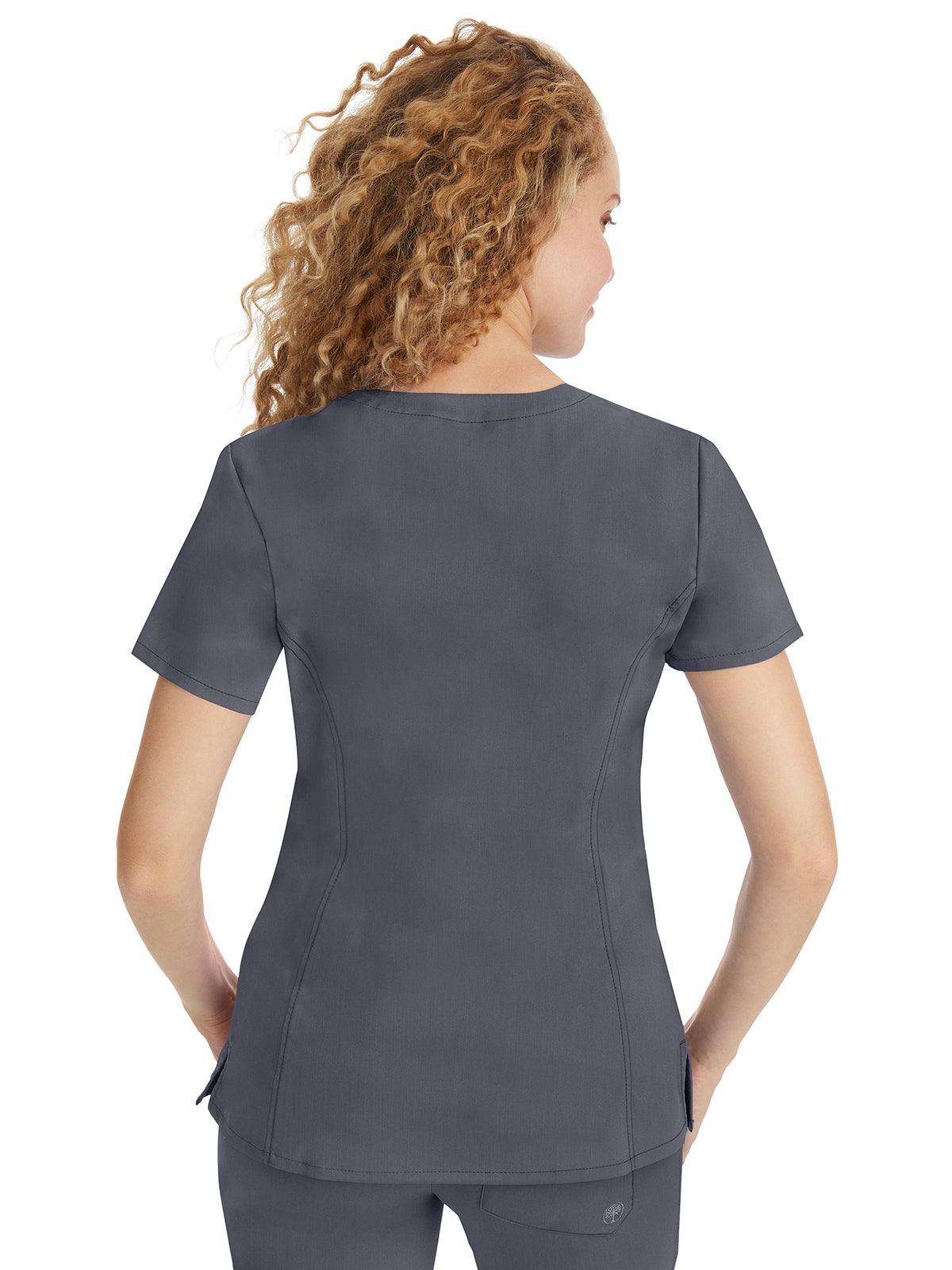 Women's 3-Pocket Jasmin Ribbon Trim Top - 2278 - Pewter