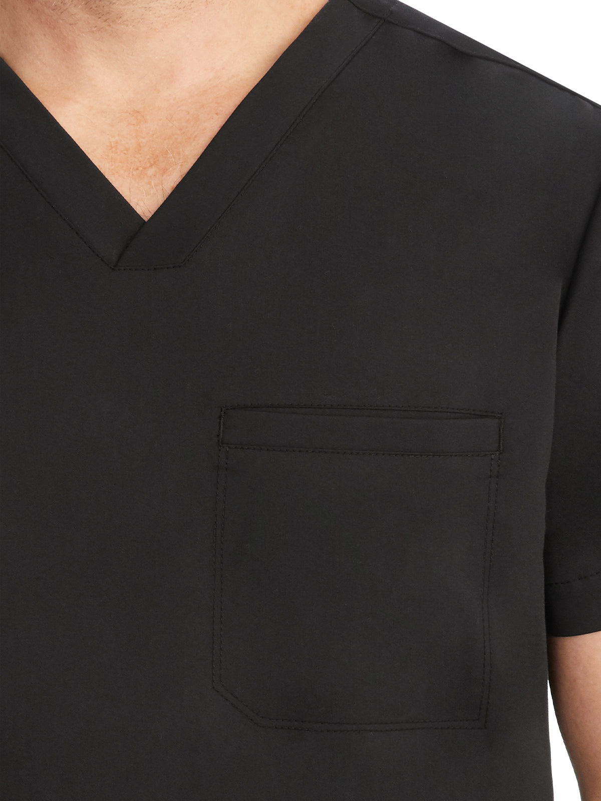 Men's 3-Pocket Jake Utility Snap Tab Top - 2331 - Black