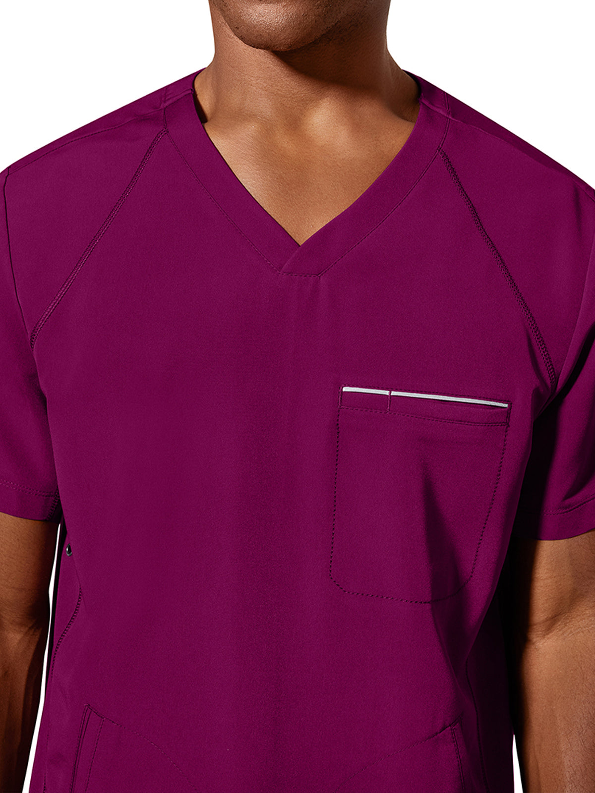 Men's 3-Pocket Steven Moisture Wicking Top - 2382 - Wine