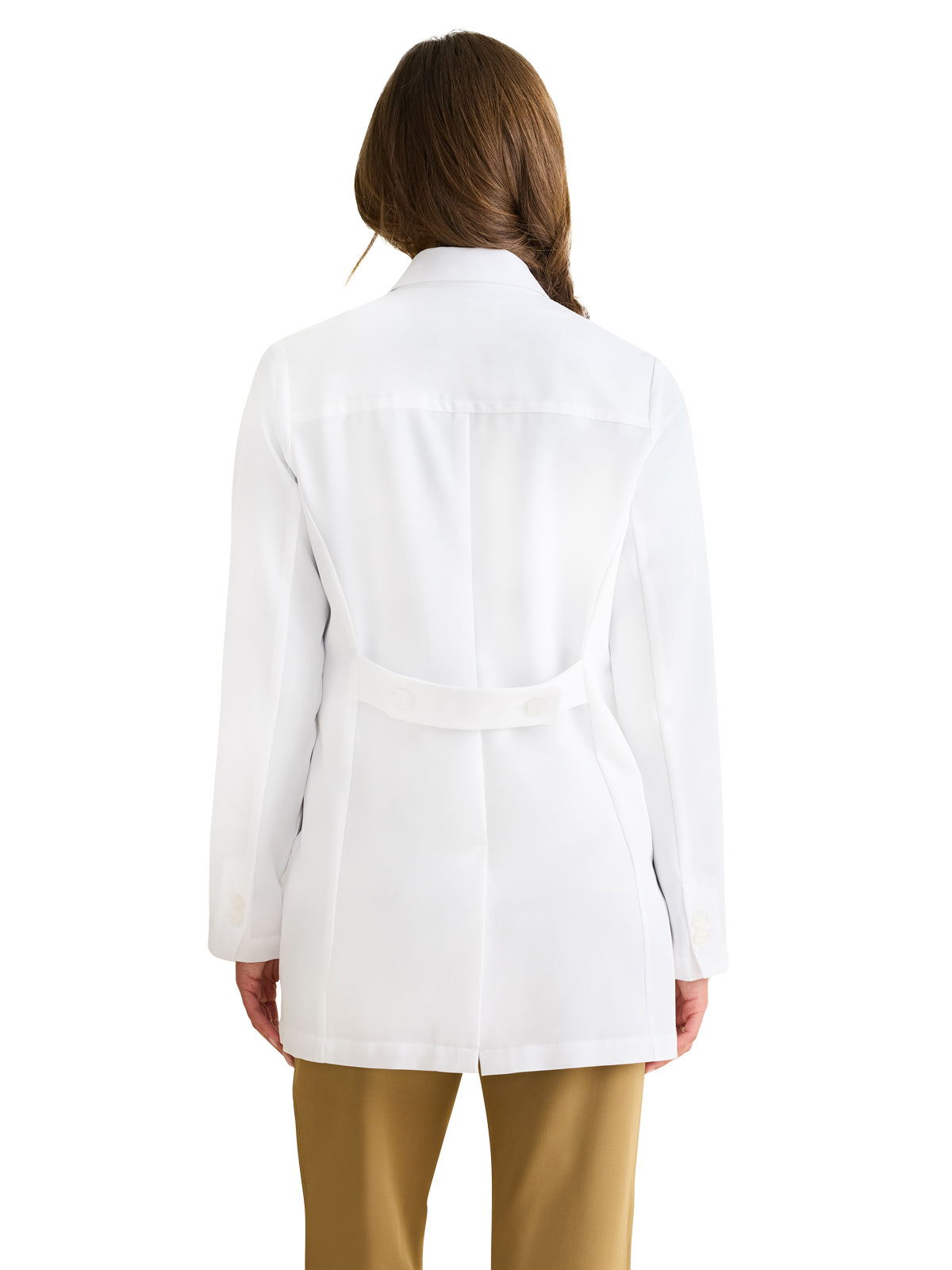Women's 4-Pocket 31" Fable Lab Coat - 400 - White