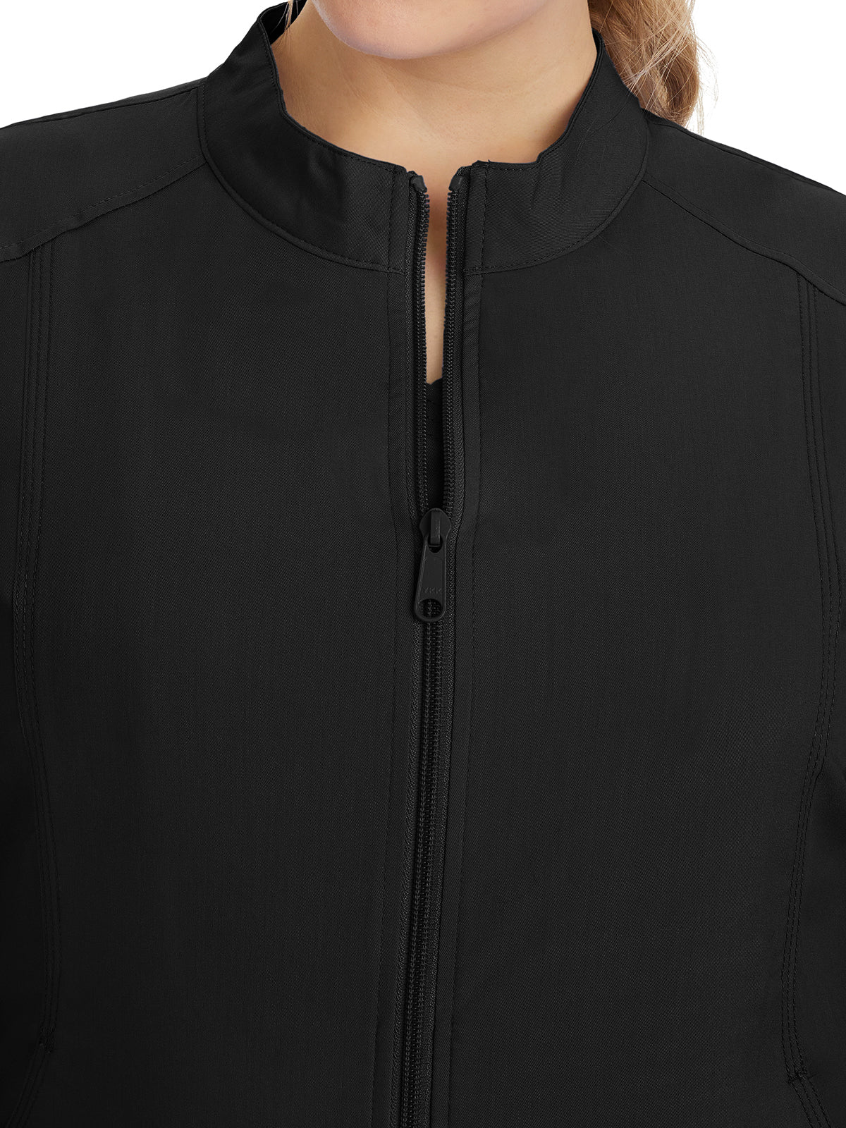 Women's 2-Pocket Dakota Mandarin Collar Jacket - 5038 - Black
