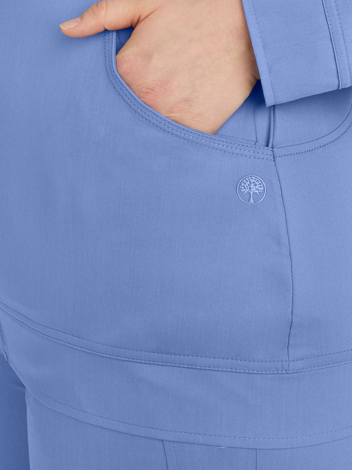 Women's 2-Pocket Dakota Mandarin Collar Jacket - 5038 - Ceil