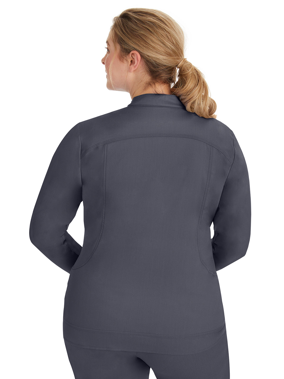 Women's 2-Pocket Dakota Mandarin Collar Jacket - 5038 - Pewter