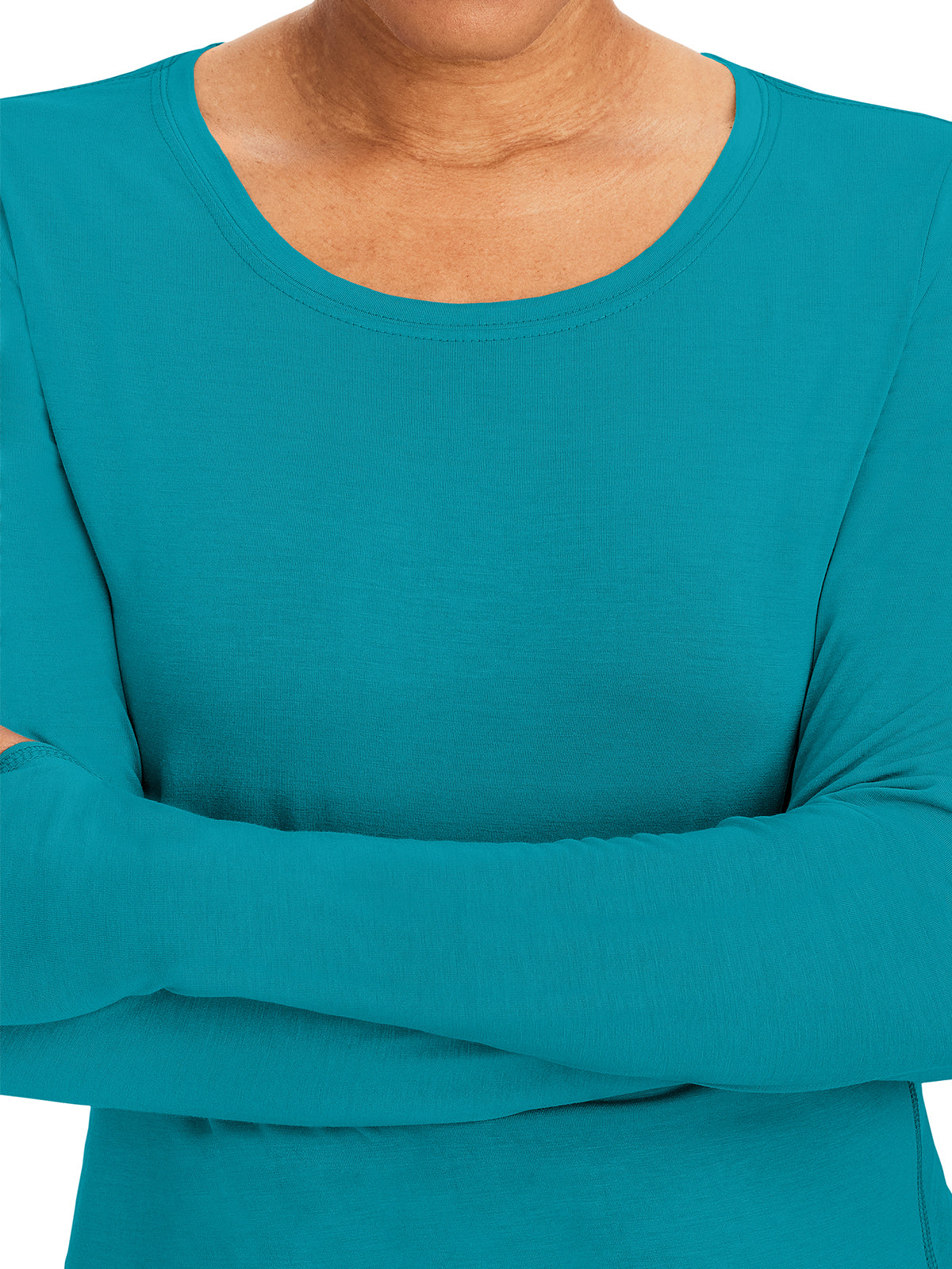 Women's Pocketless Mackenzie Crew Neck Underscrub Tee - 5051 - Teal