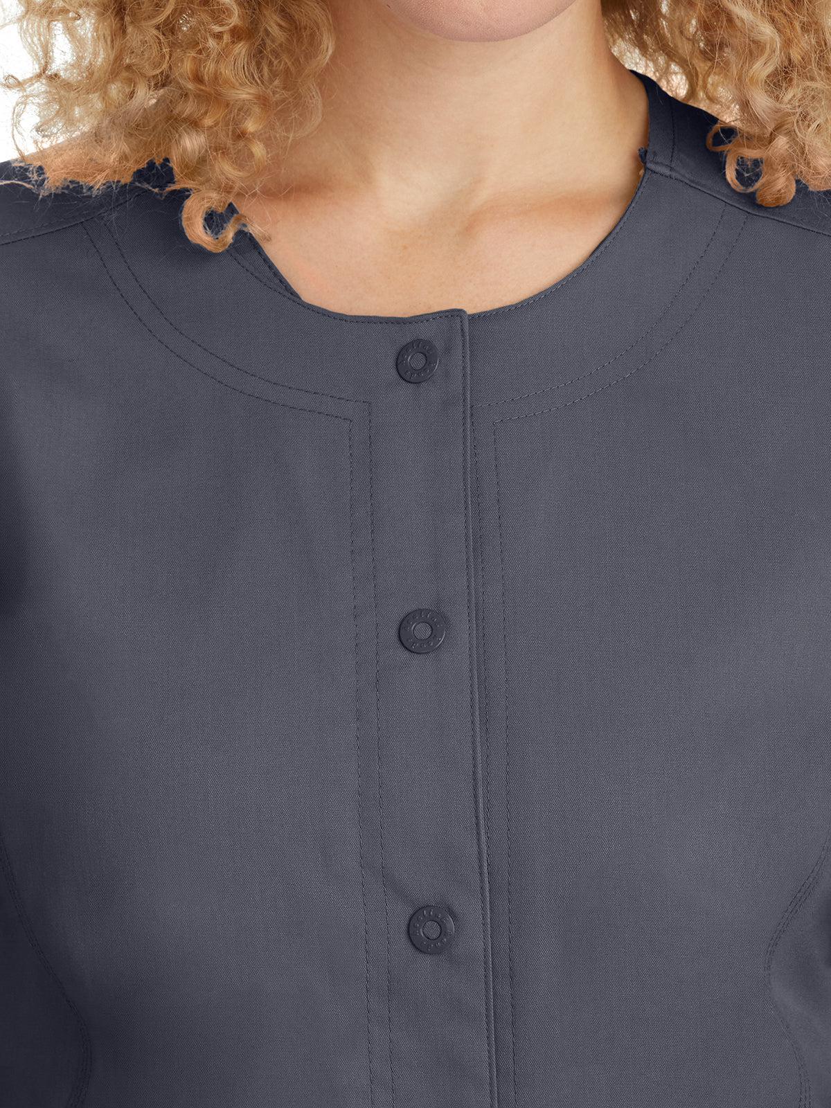 Women's 5-Pocket Daisy Snap-Front Jacket - 5063 - Pewter