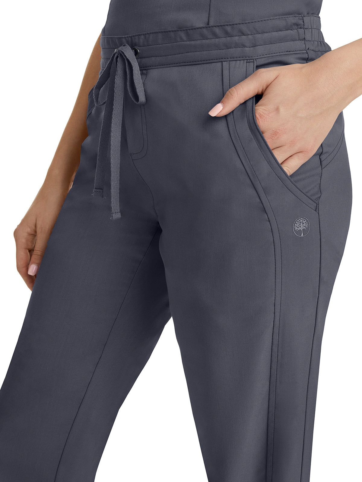 Women's 2-Pocket Taylor Flat Front Pant - 9095 - Pewter