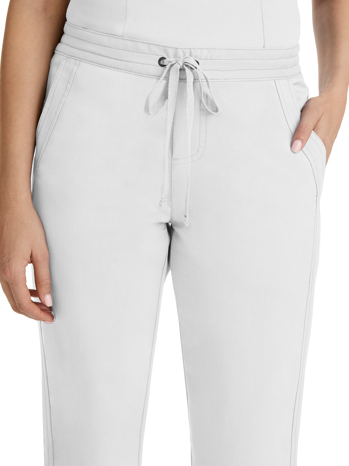 Women's 2-Pocket Taylor Flat Front Pant - 9095 - White