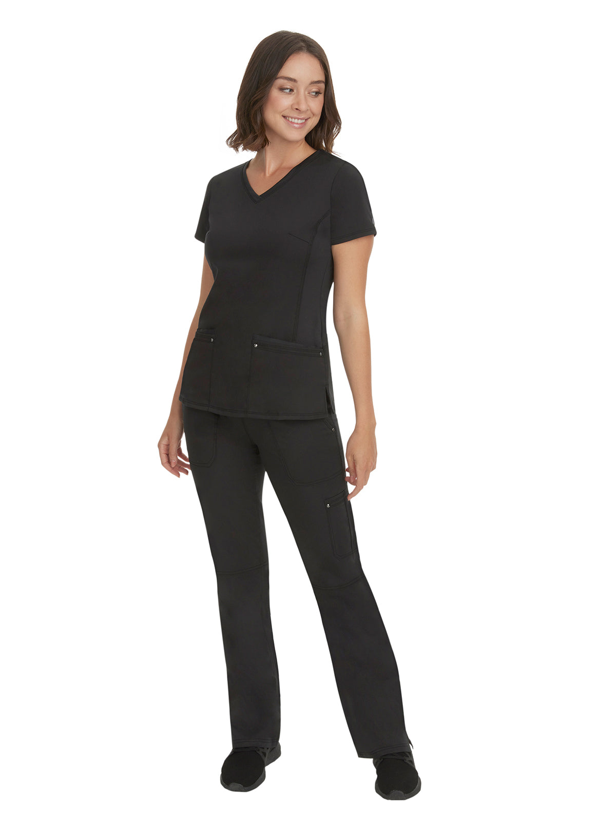 Women's 5-Pocket Tori Yoga Waistband Pant - 9133 - Black