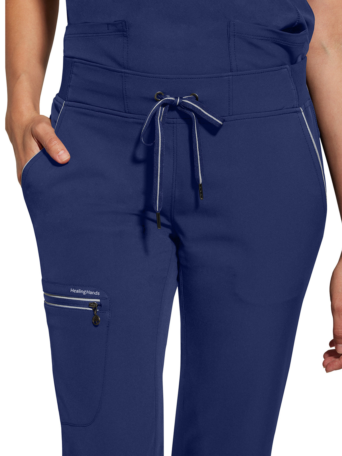 Women's 6-Pocket Nisha Mid Rise Pant - 9152 - Navy
