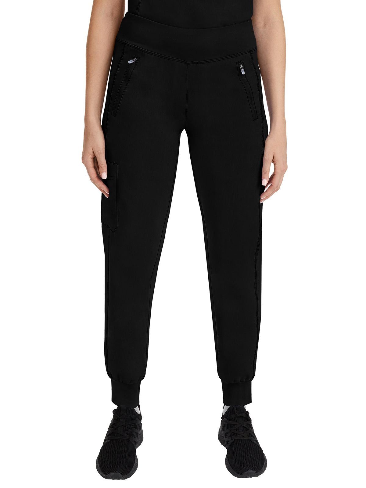 Women's 6-Pocket Tara Yoga Waistband Pant - 9233 - Black