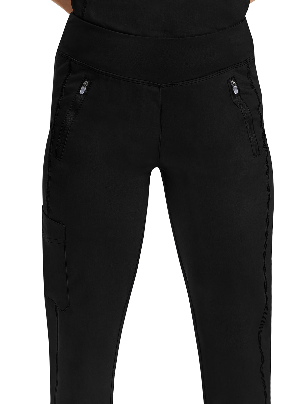 Women's 6-Pocket Tara Yoga Waistband Pant - 9233 - Black
