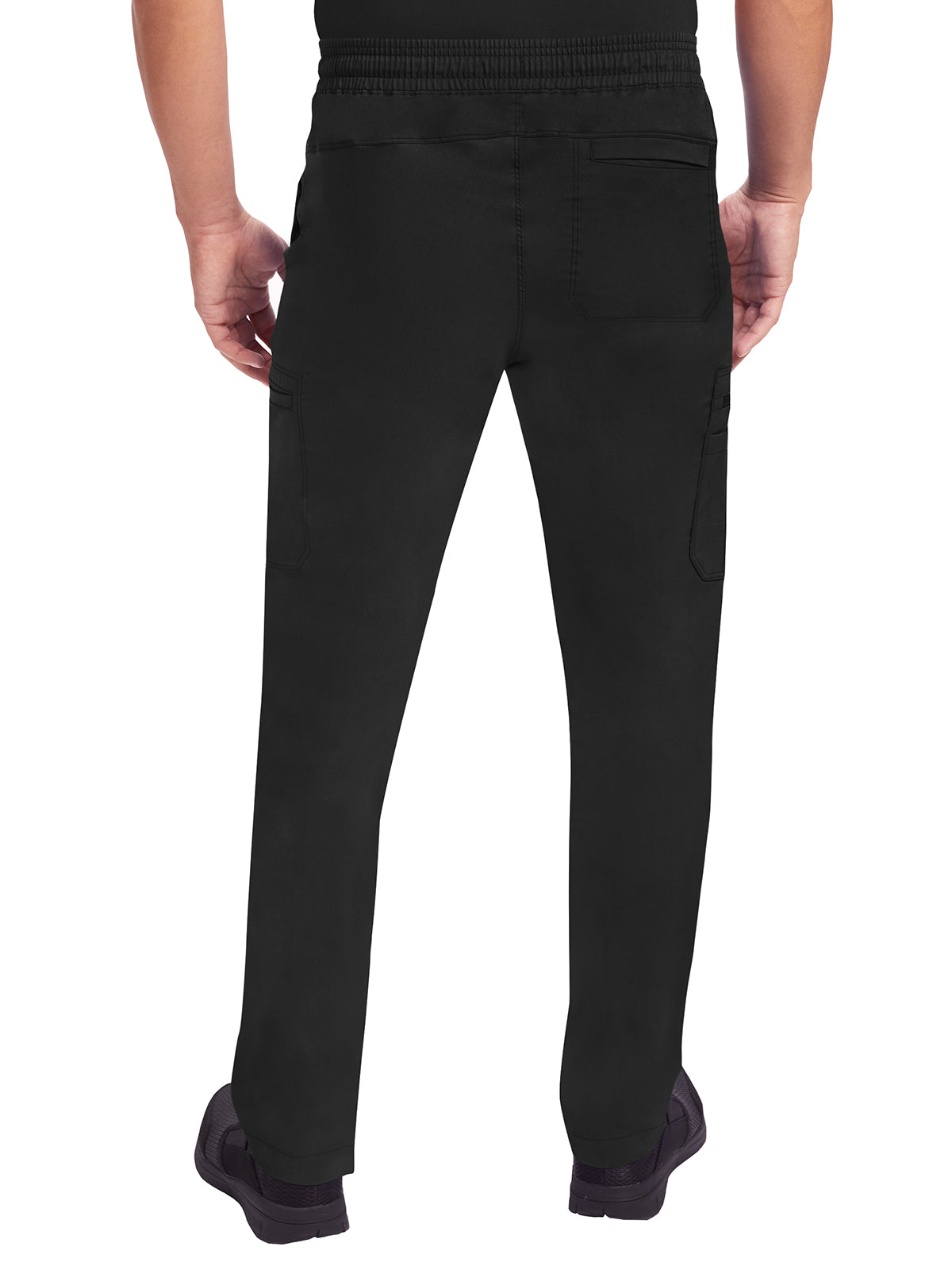 Men's 6-Pocket Daniel Two-Way Stretch Fabric Pant - 9300 - Black