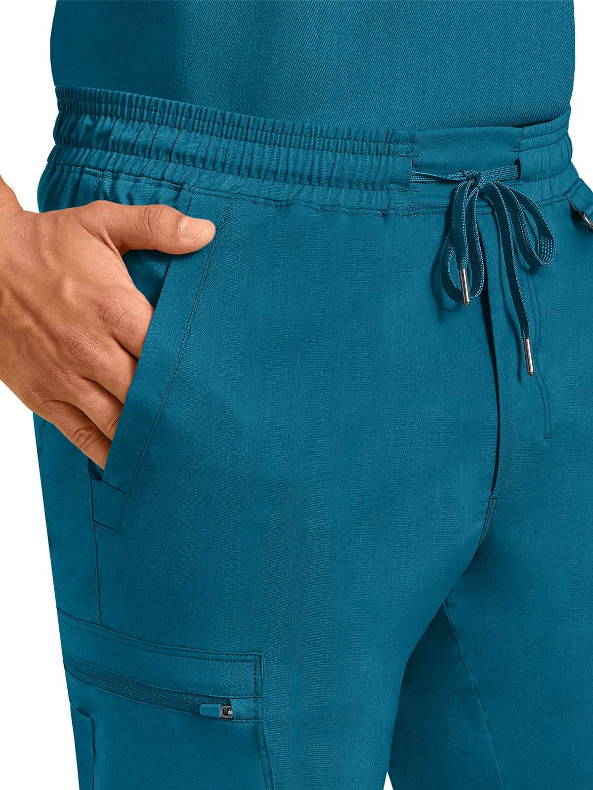 Men's 6-Pocket Daniel Two-Way Stretch Fabric Pant - 9300 - Caribbean