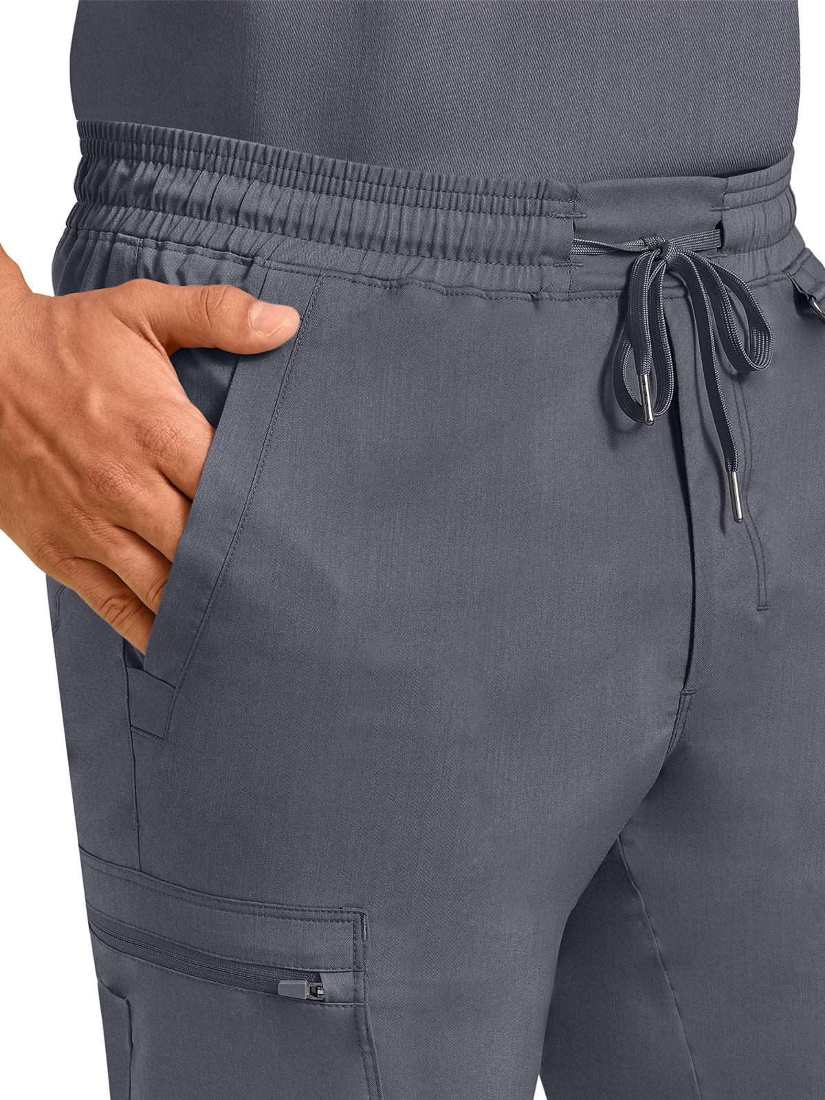Men's 6-Pocket Daniel Two-Way Stretch Fabric Pant - 9300 - Pewter