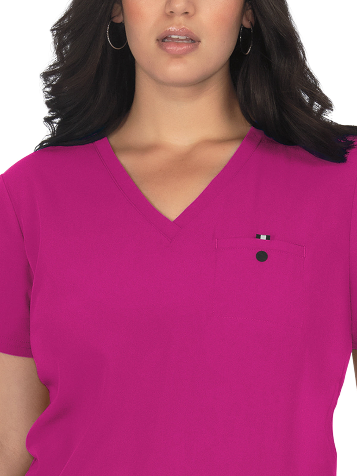 Women's 1-Pocket Tuck-In Ready to Work Top - 1010 - Azalea Pink