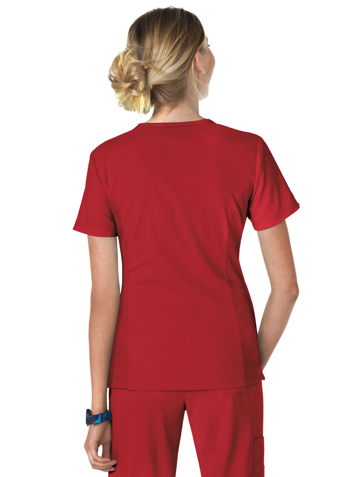Women's 3-Pocket Mock-Wrap Philosophy Top - 316 - Ruby