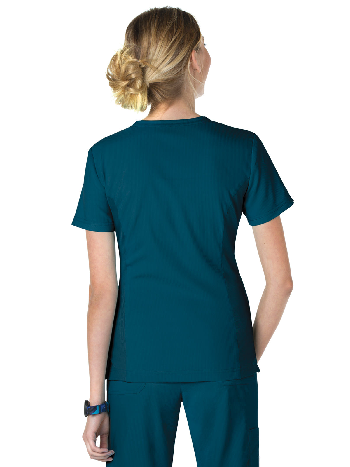 Women's 3-Pocket Mock-Wrap Philosophy Top - 316 - Caribbean