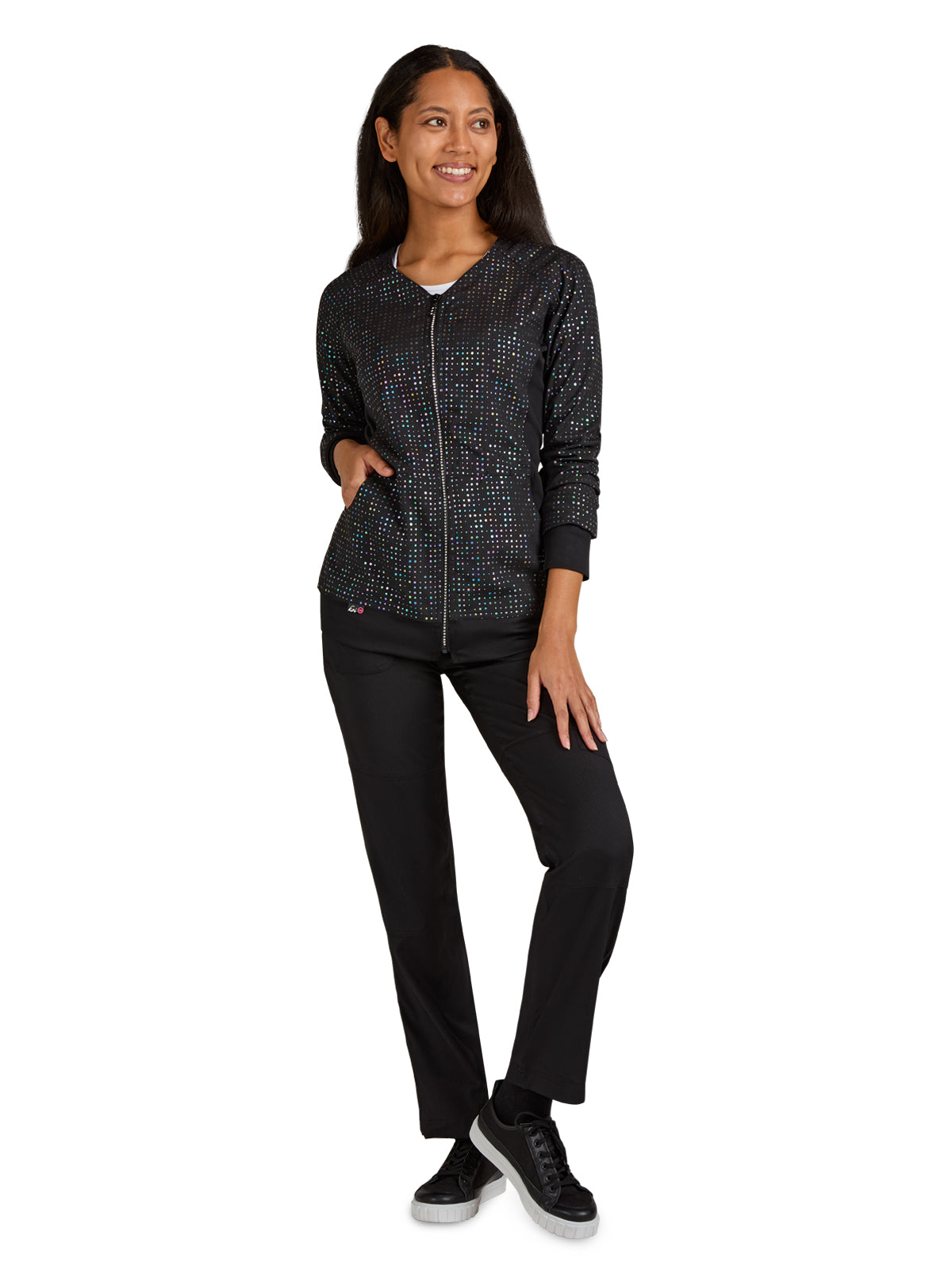 Women's Limited Edition 2-Way Zipper Clarity Jacket - 445L - Iridescent Black