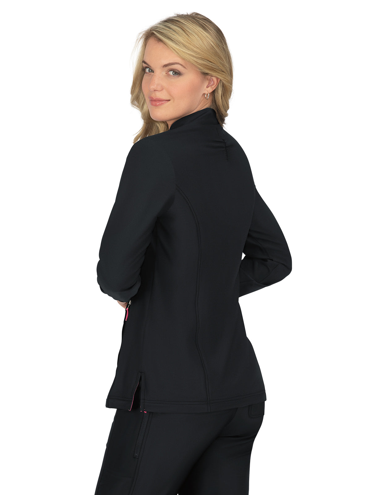 Women's 2-Pocket Zipper-Front Impact Jacket - 459 - Black