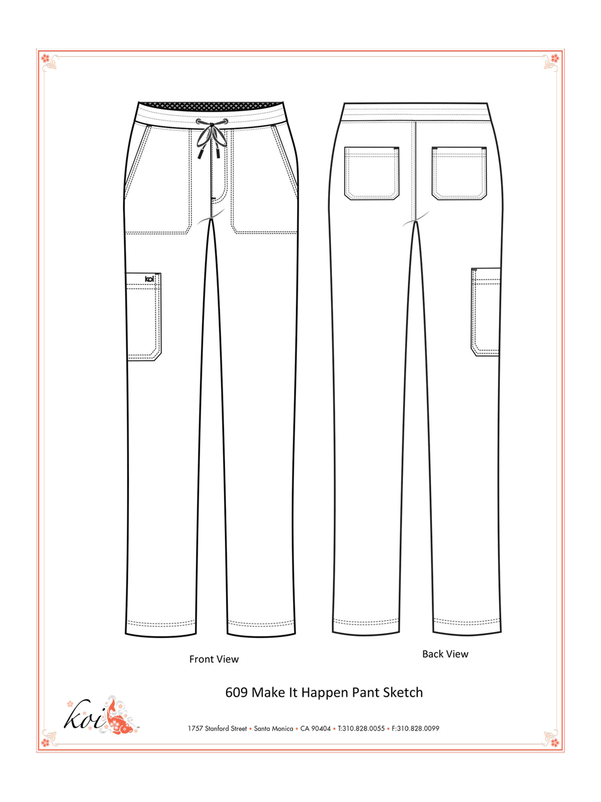Men's 6-Pocket Straight Leg Make it Happen Pant - 609 - Teal