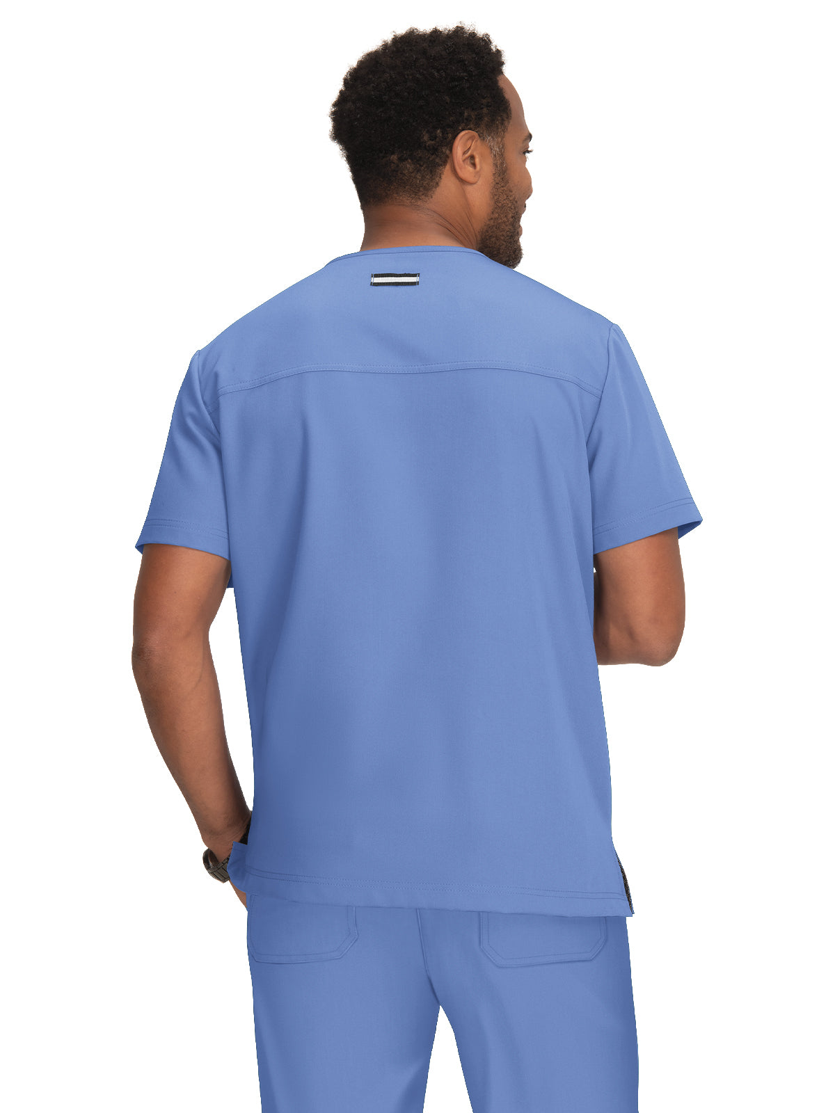 Men's 4-Pocket V-Neck Free To Be Top - 672 - True Ceil