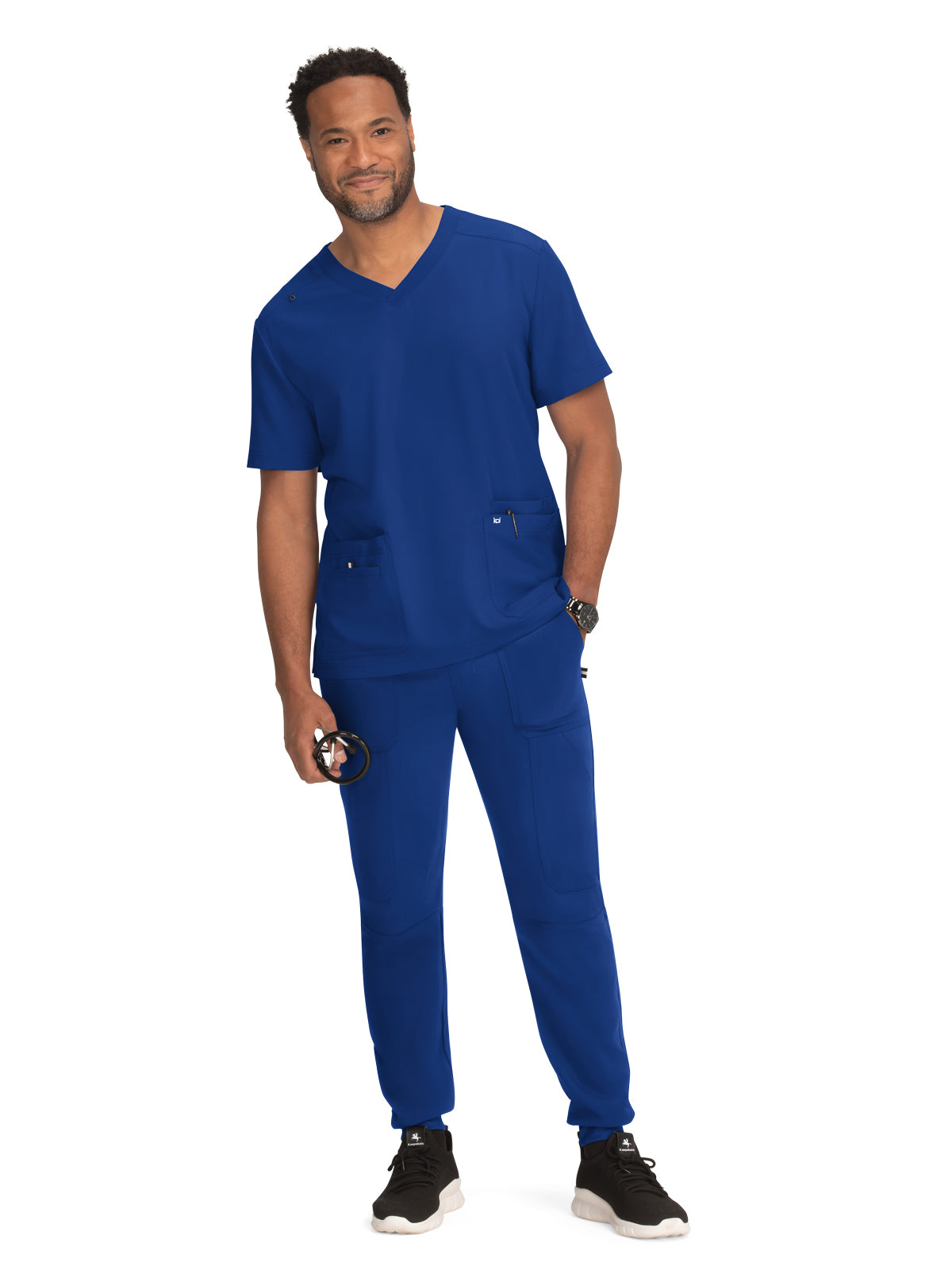 Men's 4-Pocket V-Neck Free To Be Top - 672 - Galaxy