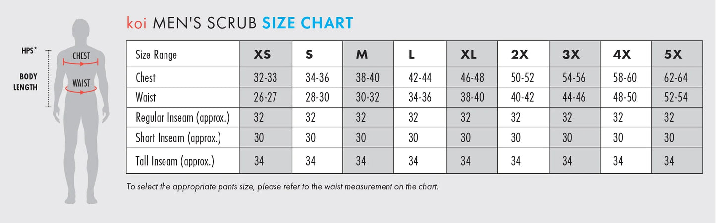 Men's 4-Pocket V-Neck Free To Be Top - 672 - Galaxy