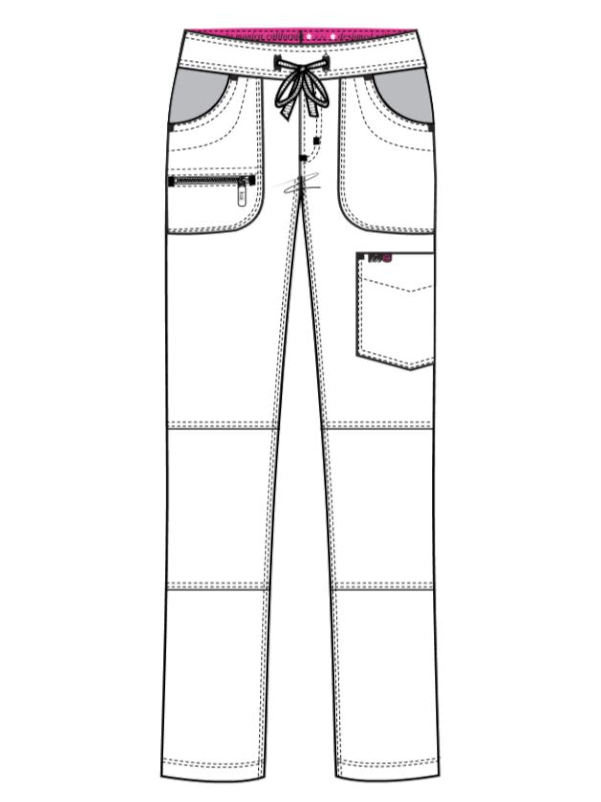 Women's 6-Pocket Stretch Peace Pant - 721 - Grape