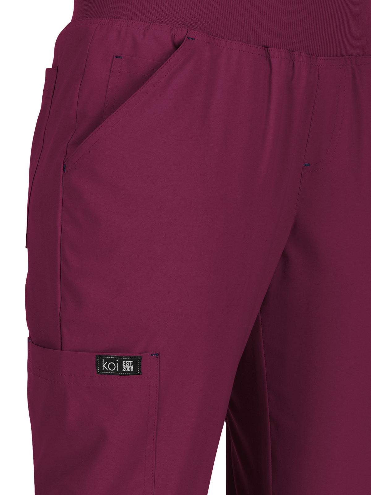 Women's 6-Pocket Yoga-Style Laurie Pant - 732 - Wine