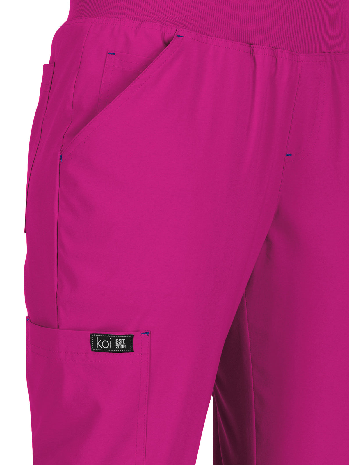 Women's 6-Pocket Yoga-Style Laurie Pant - 732 - Azalea Pink