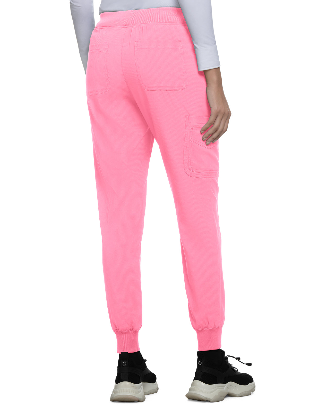 Women's 6-Pocket Stretch Jogger Fierce Pant - 750 - Peony Pink