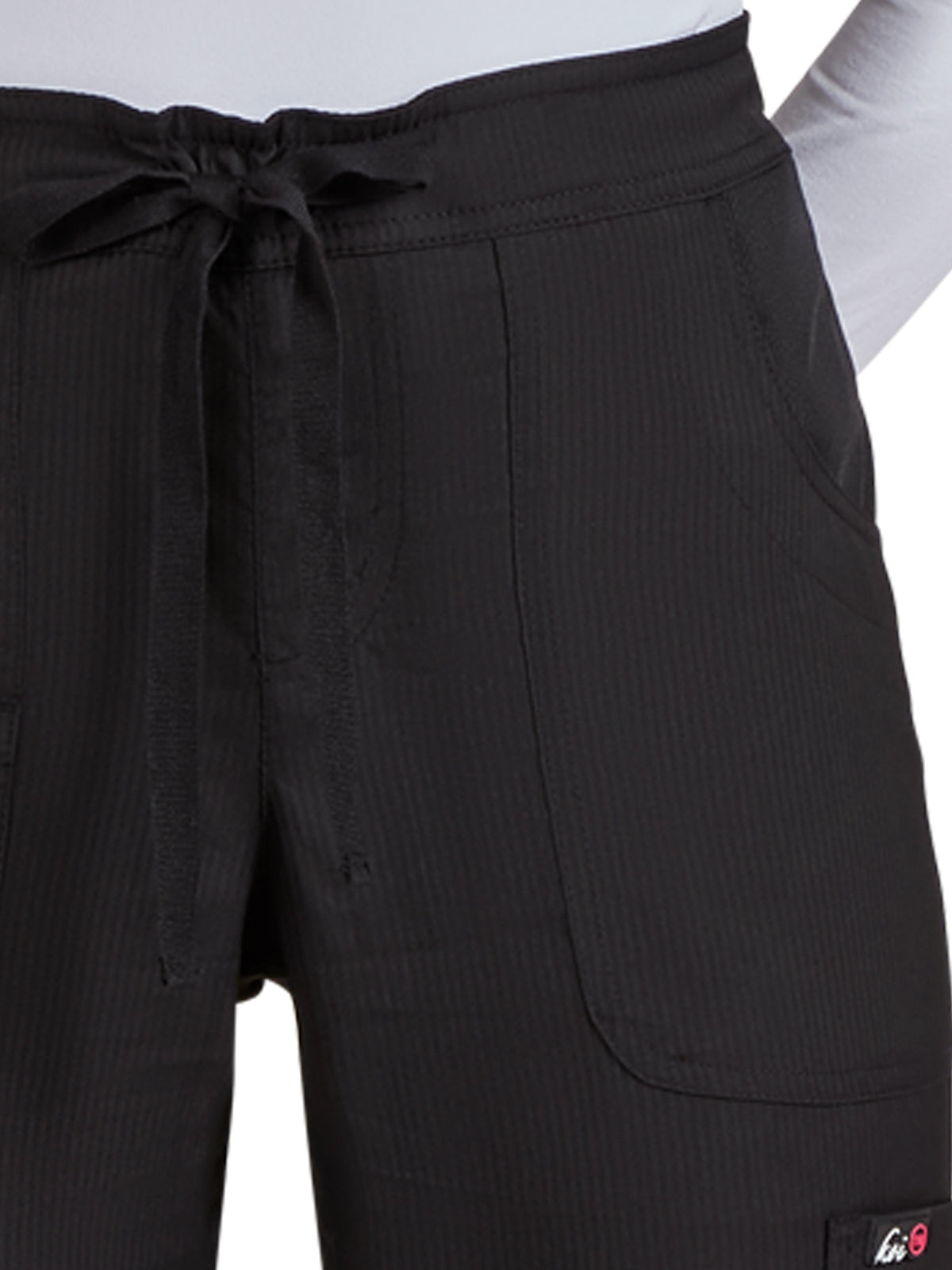 Women's Limited Edition 6-Pocket Rhinestone Zipper Peace Pant - 774L - Black