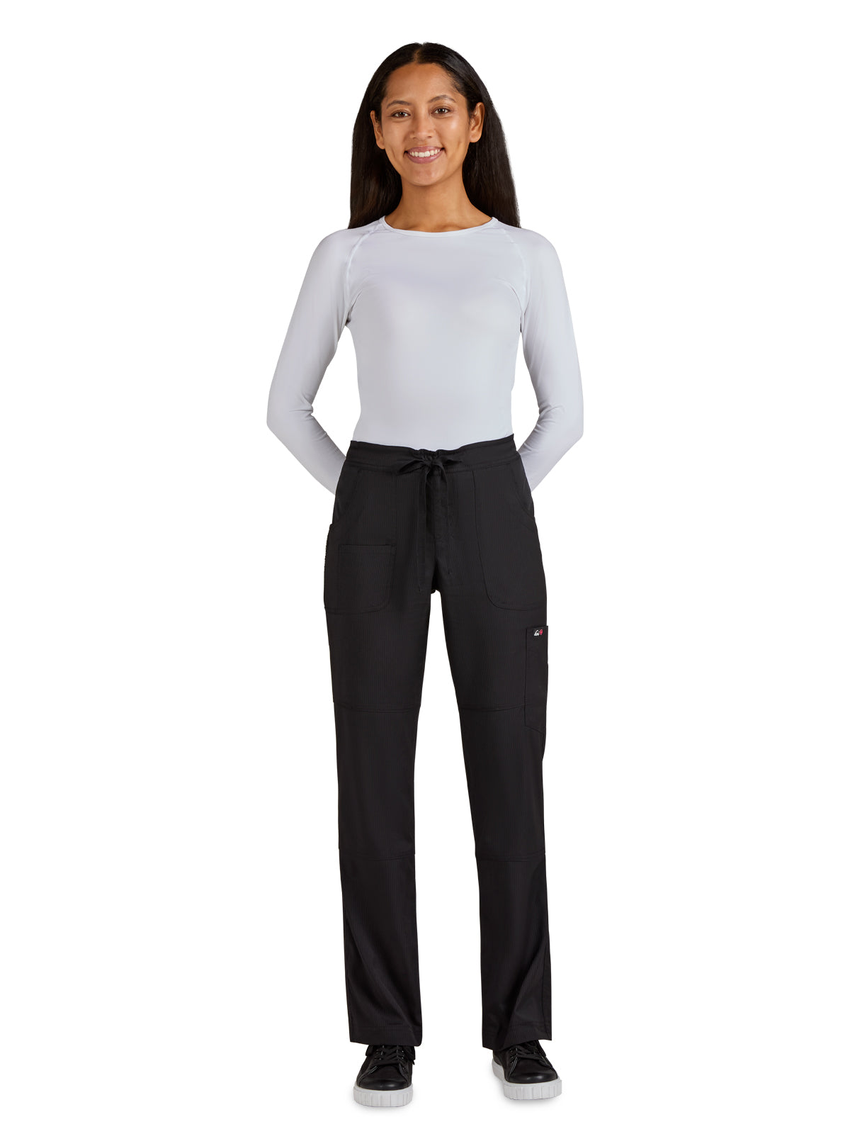 Women's Limited Edition 6-Pocket Rhinestone Zipper Peace Pant - 774L - Black
